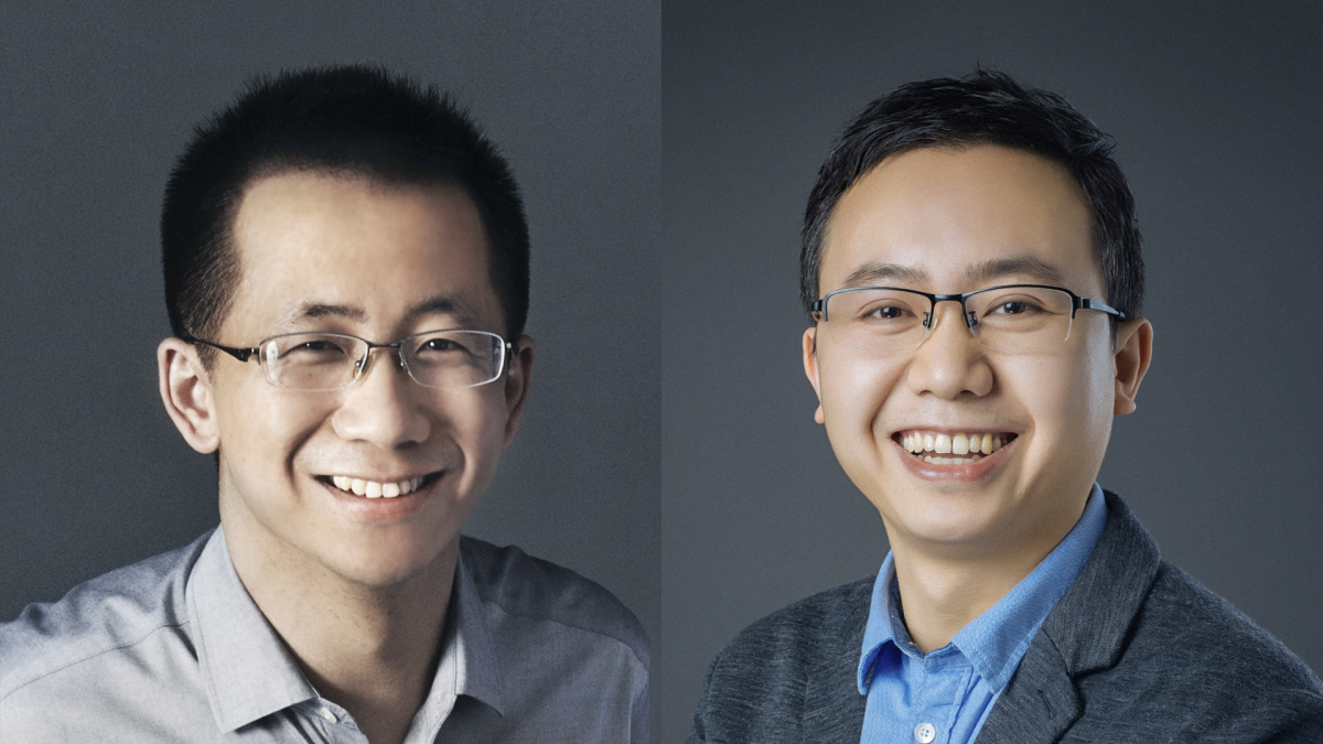 Bytedance cofounders Yiming and Rubo